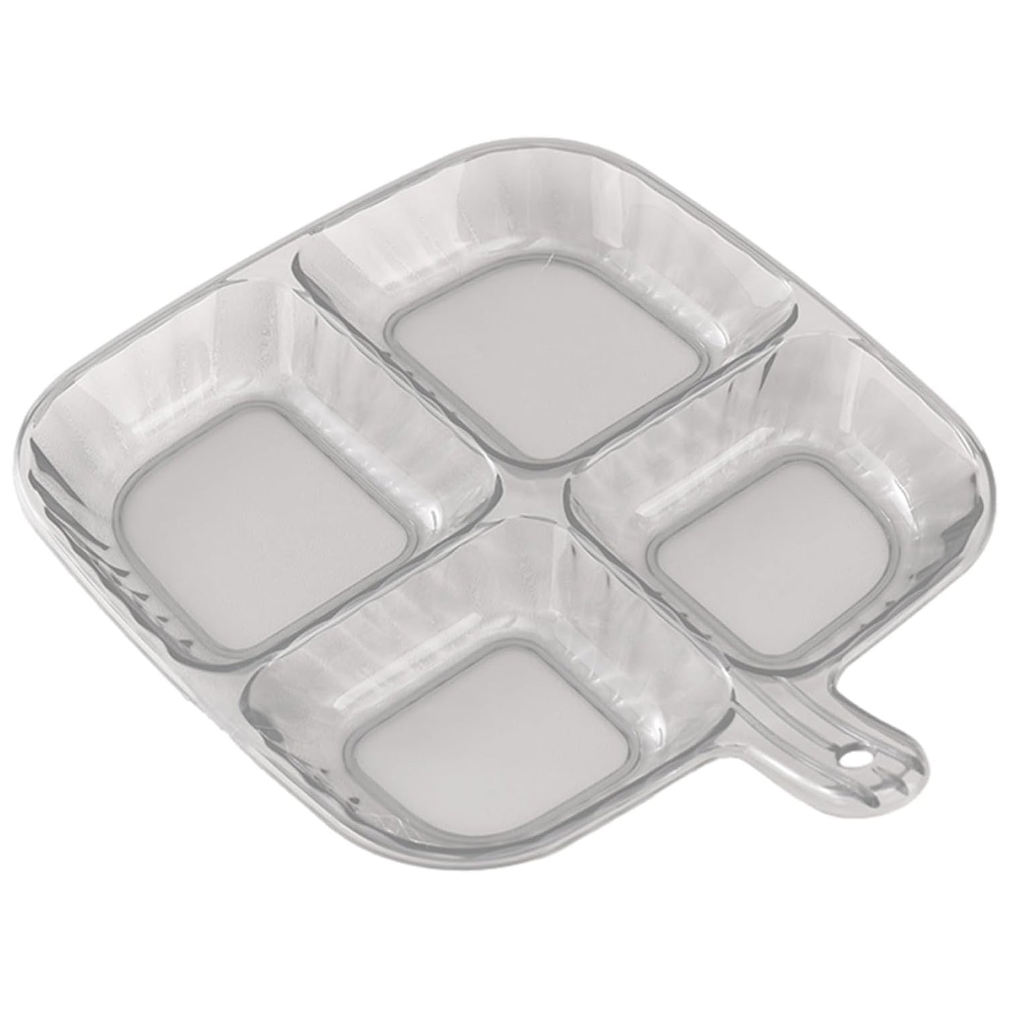 Plastic Kitchen Trays For Serving (4 Compartment 1 Pc)