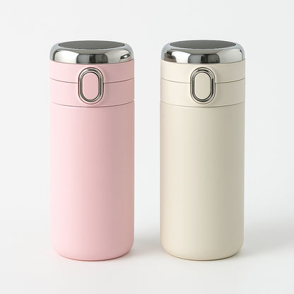 Smart Vacuum Insulated Water Bottle With Led Temperature Display Cold  Hot  Leak Proof  Office Bottle  Gym  Home  Kitchen  Hiking  Trekking  Travel Bottle (Mix Color  Design)