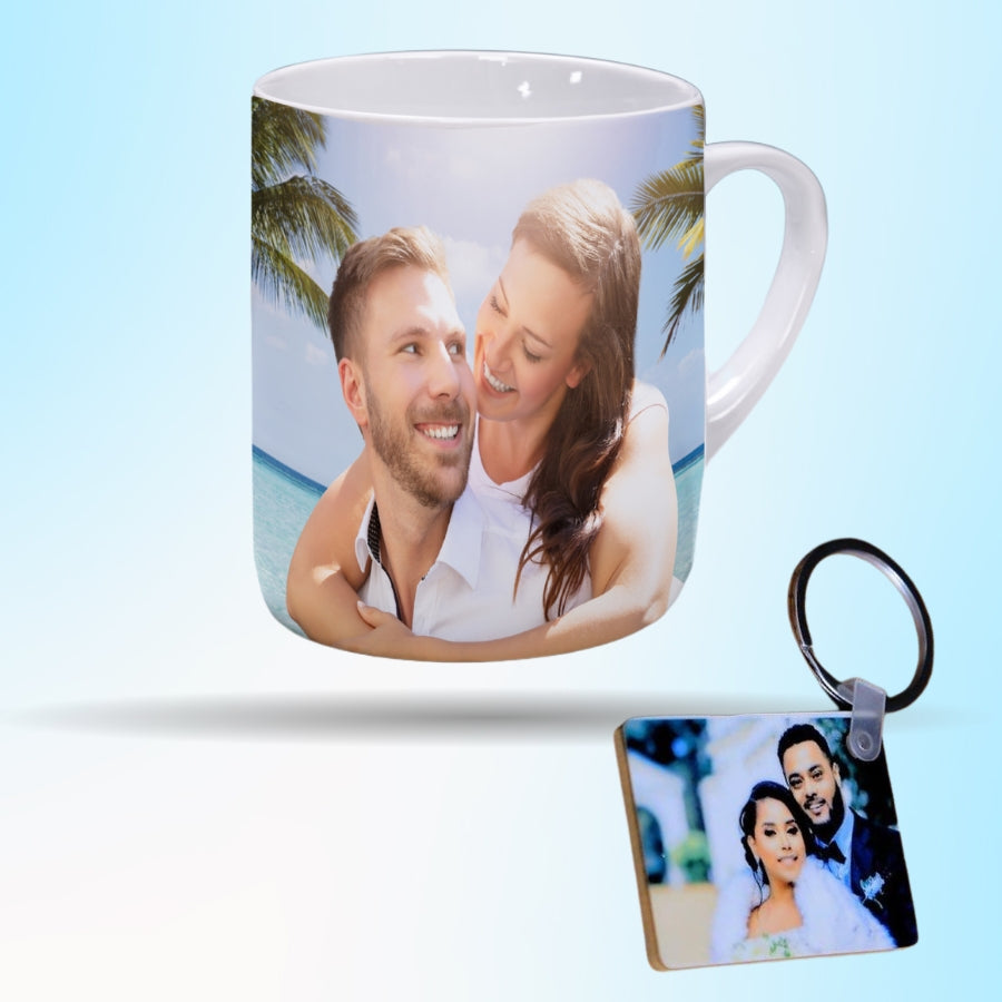 Coffee Mug with Keychain – Personalized for You
