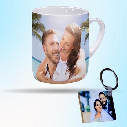 Coffee Mug with Keychain – Personalized for You